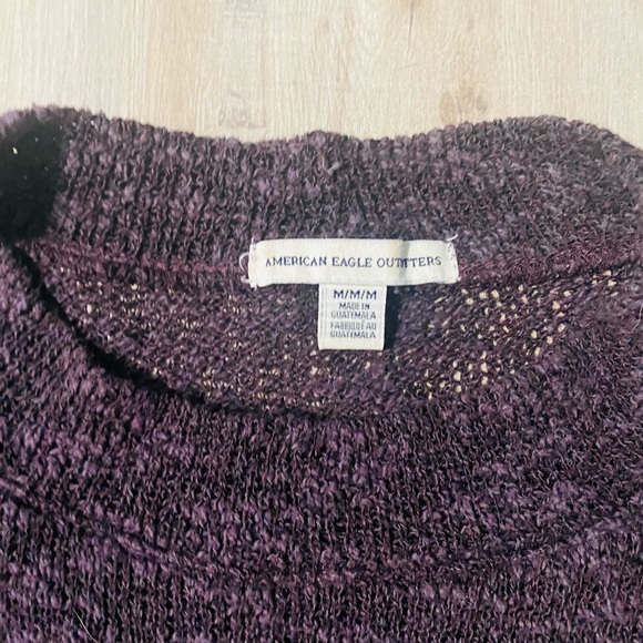 AMERICAN EAGLE DARK PURPLE SWEATER 💕 - Picture 4 of 5